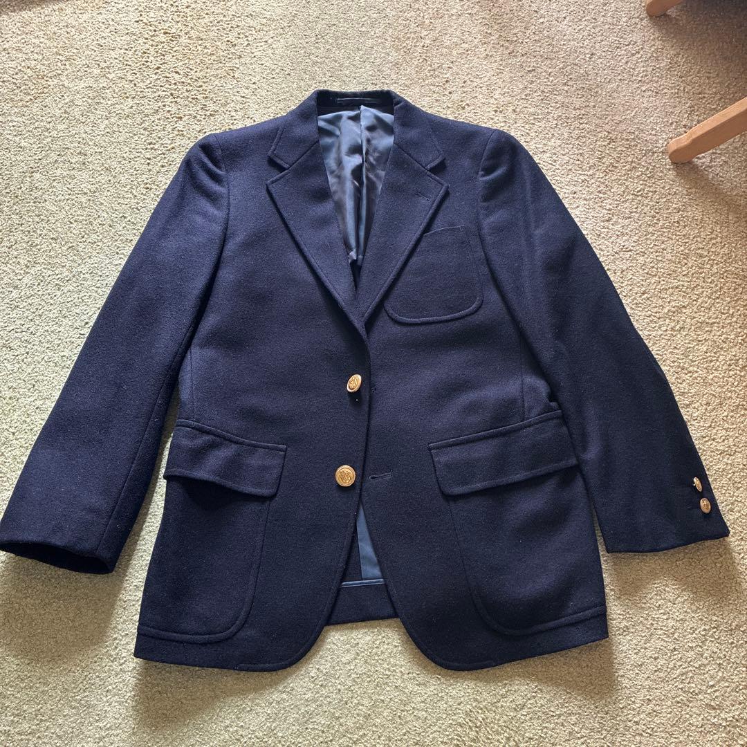 J.PRESS ネイビー ブレザー フランネル　サイズS-M程度　秋冬
