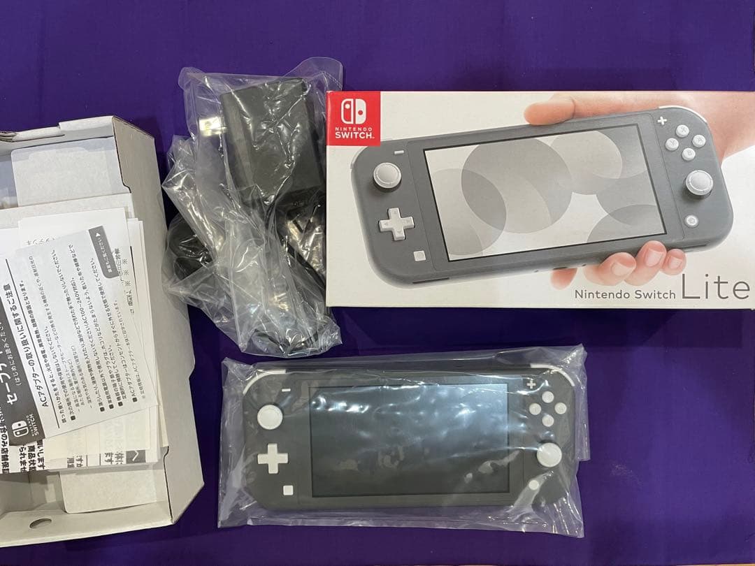 Nintendo Switch Lite グレー 本体　美品