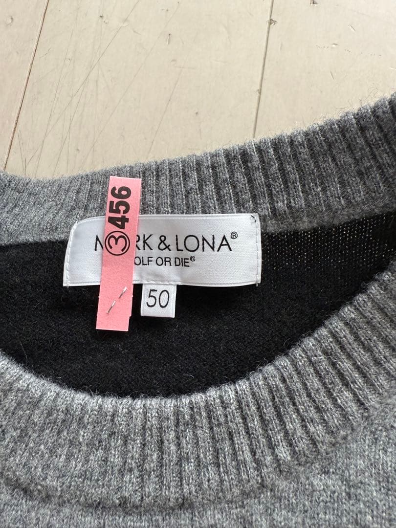 MARK&LONA★50サイズ★激レア★カシミヤ100ニット★金田久美子プロ着用