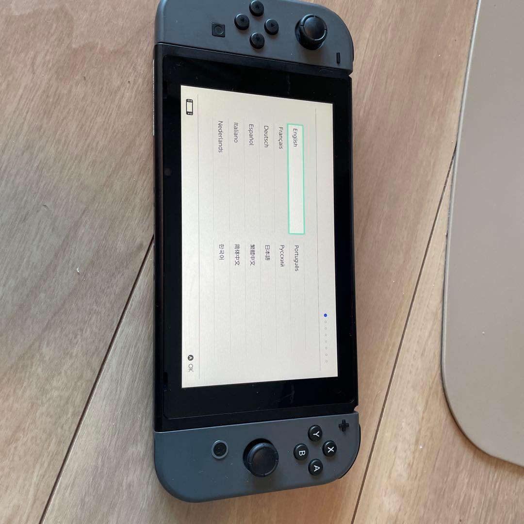 Nintendo Switch グレー 充電器付き