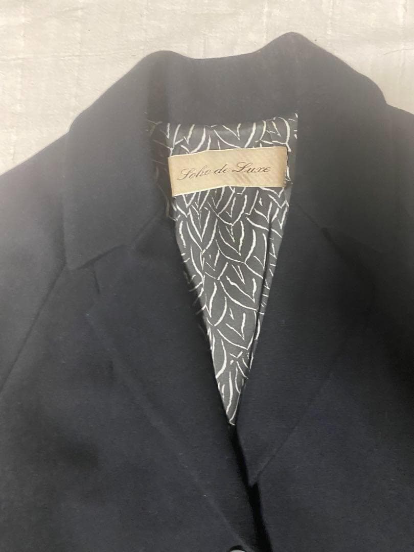 チェスターコート　SOHO DE LUXE ソーホーデラックス　紺　サイズ44