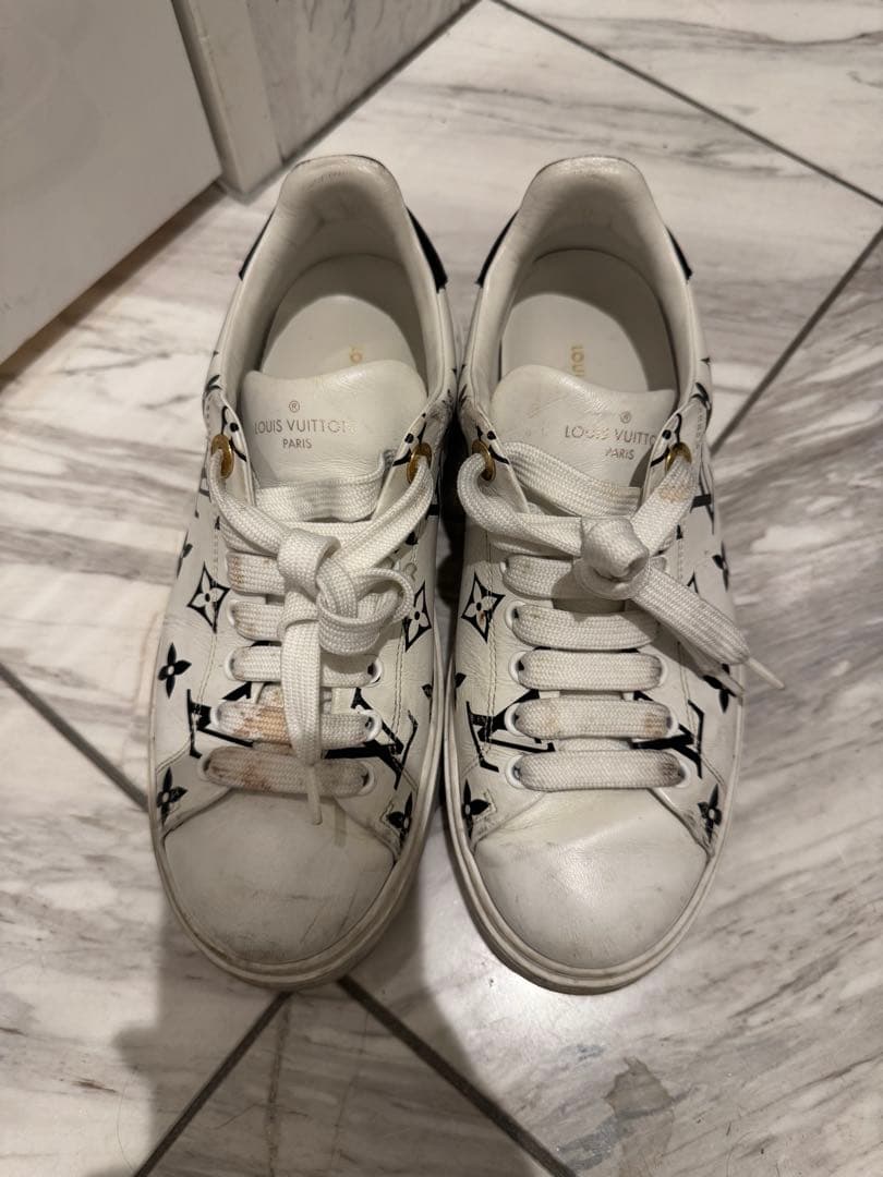 Louis Vuitton ロゴプリント スニーカー