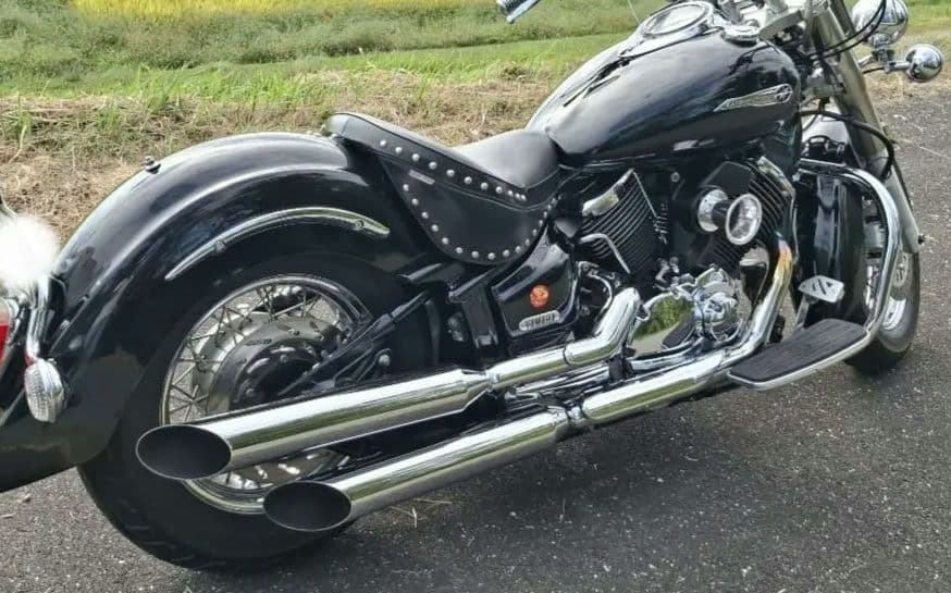 xvs1100 スリップオンマフラー