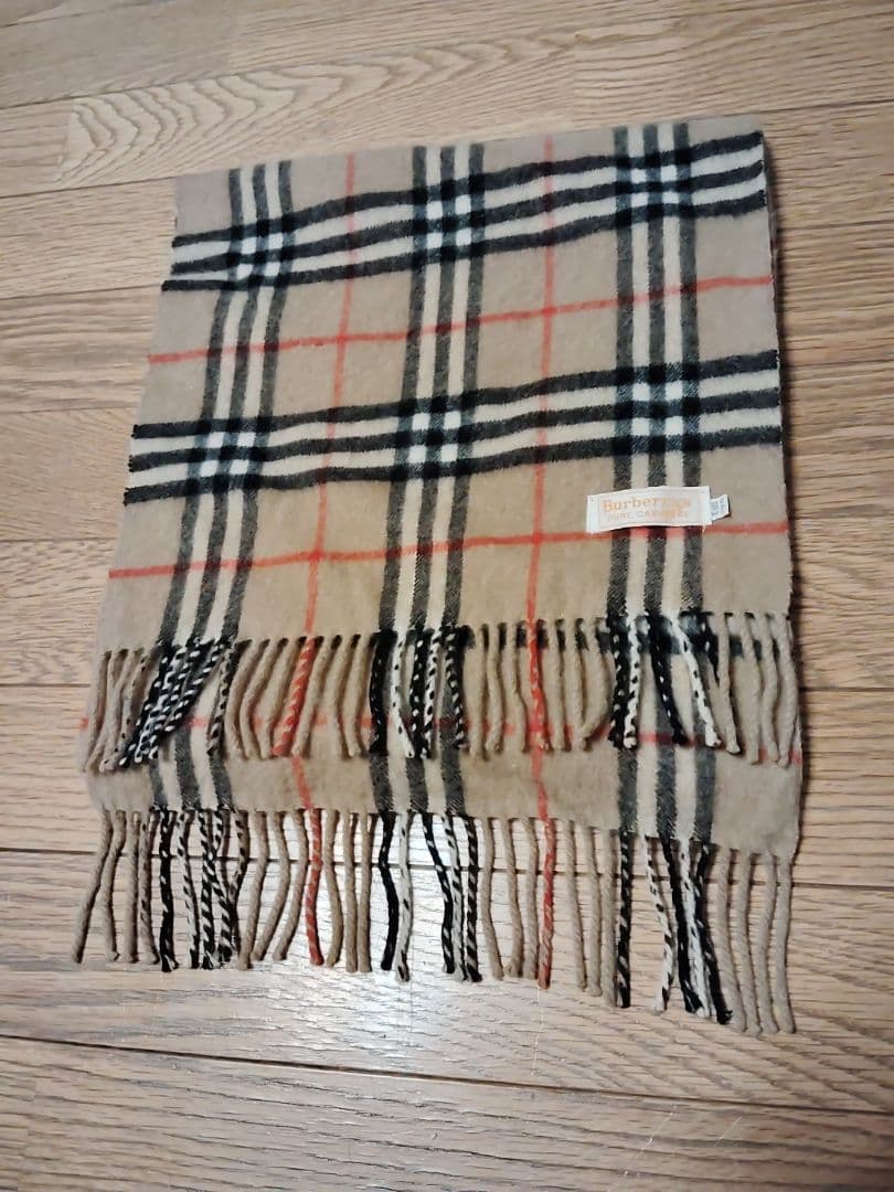 レディース、メンズ用BURBERRY Sマフラー ピュアカシミア100%です