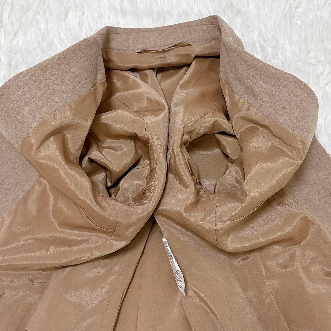 [高級] 白タグ　マックスマーラ カシミヤ混 テーラードジャケット ベージュ S