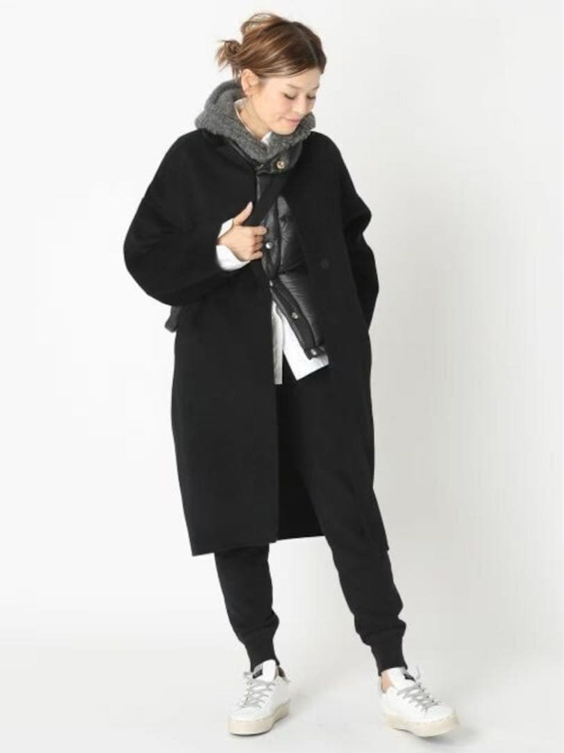 Deuxieme classe ウールアンゴラリバーコート アパルトモン