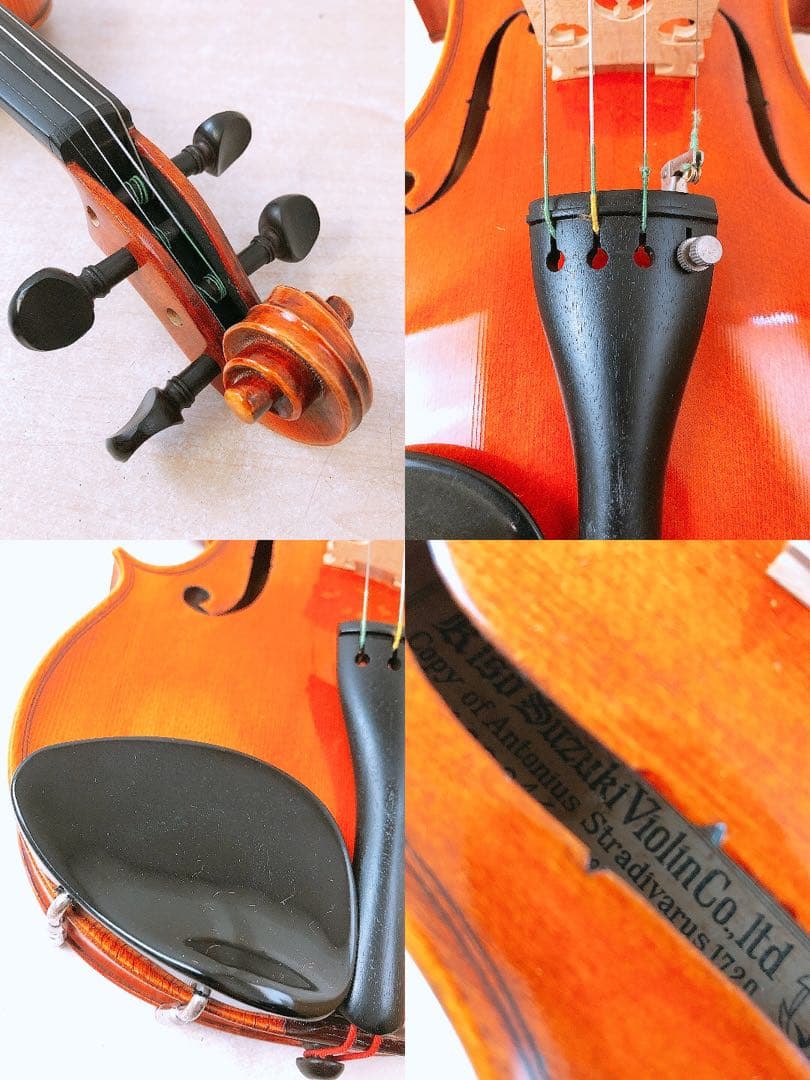 n*o様 杉藤楽弓 バイオリン Suzuki レトロ アンティーク 付属品・ケー