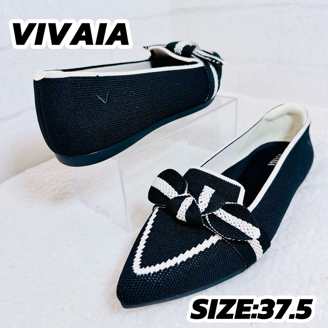 ✨未使用品✨現行✨VIVAIA Michelle ブラック 37.5 リボン付き