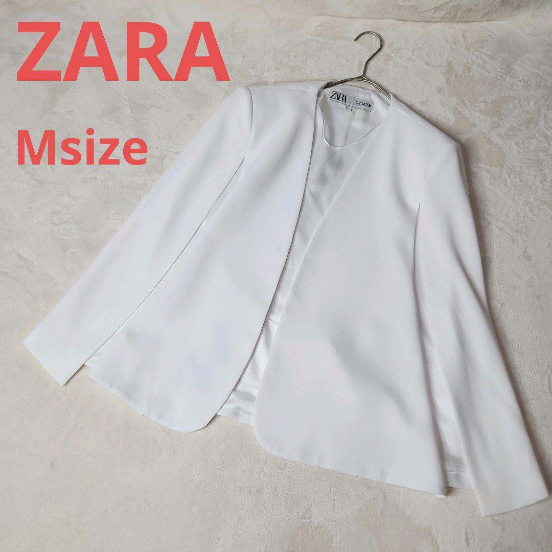 ✨完売品✨ZARA ザラ ケープジャケット ノーカラージャケット Mサイズ 人気