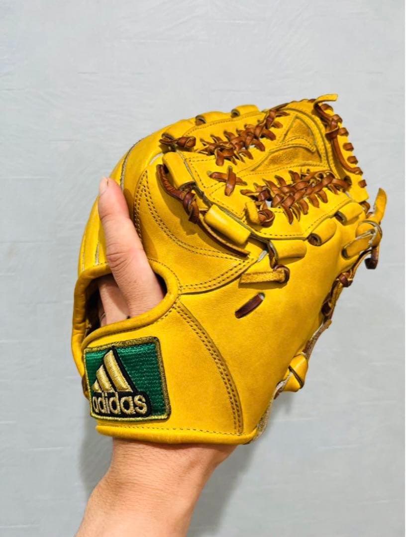廃盤レア アディダス adidas 硬式グラブ 内野手用 高校野球対応