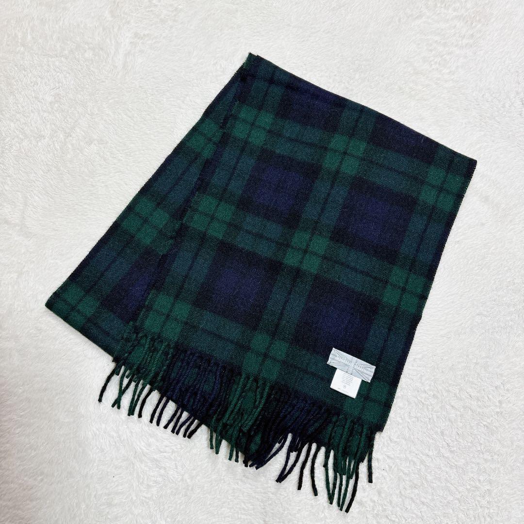 Joshua Ellis ジョシュアエリス モダンタータン カシミヤストール