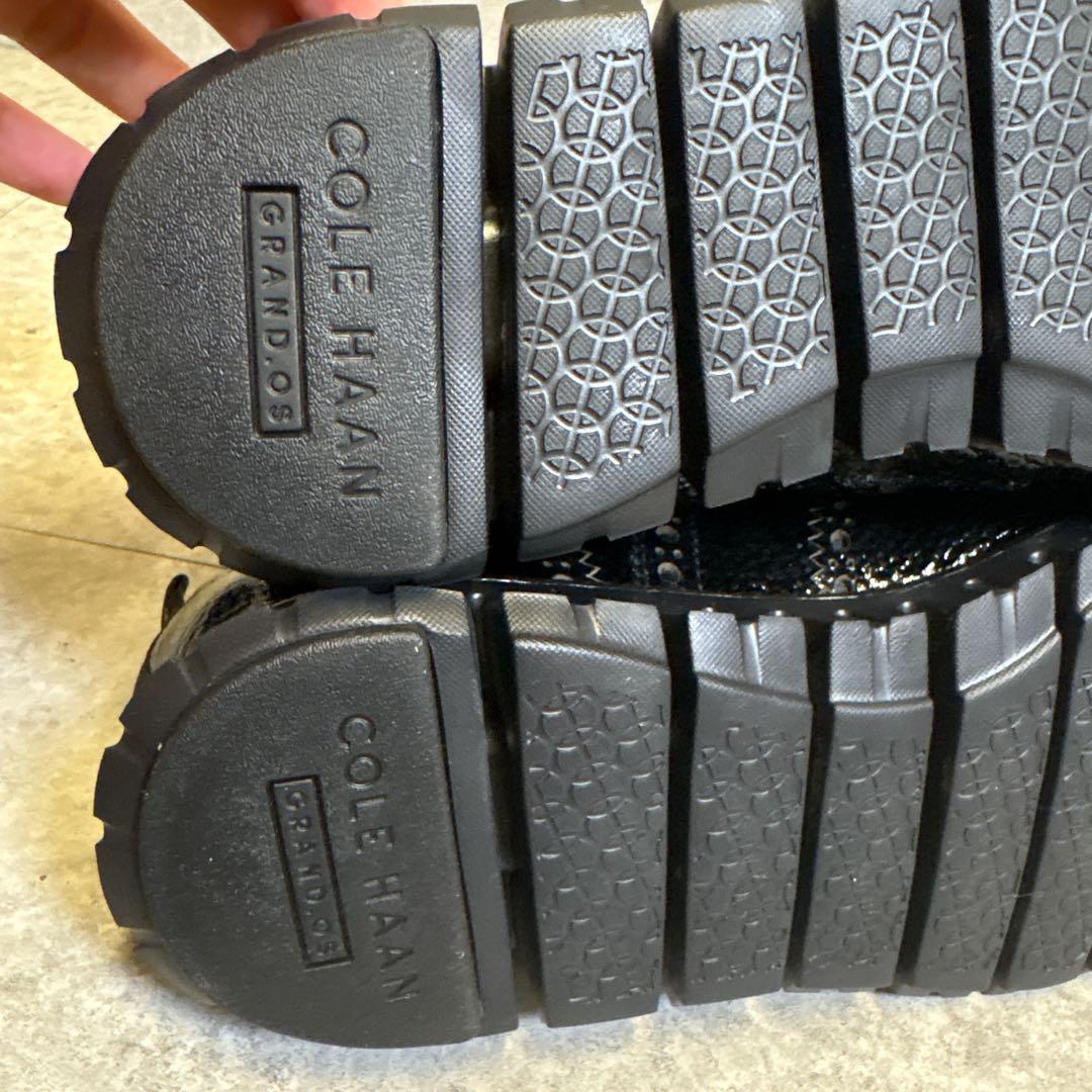 極美品✨️コールハーン ゼログランド エナメル ウイングチップ 9W