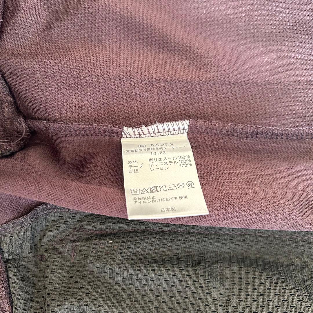 Needles Track Jacket - Poly Smooth 紫×黒