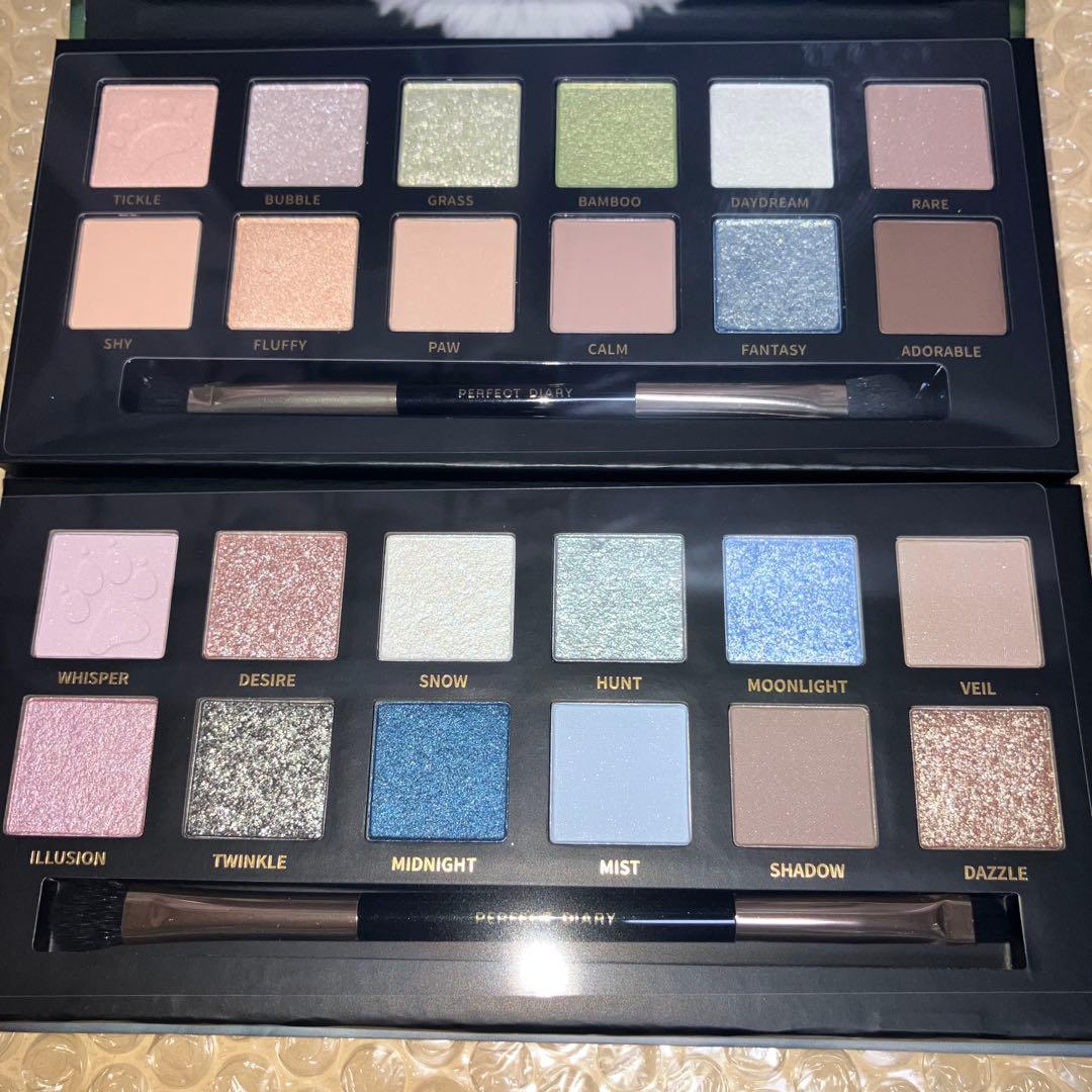 PERFECT DIARY エクスプローラ12色アイシャドウパレット