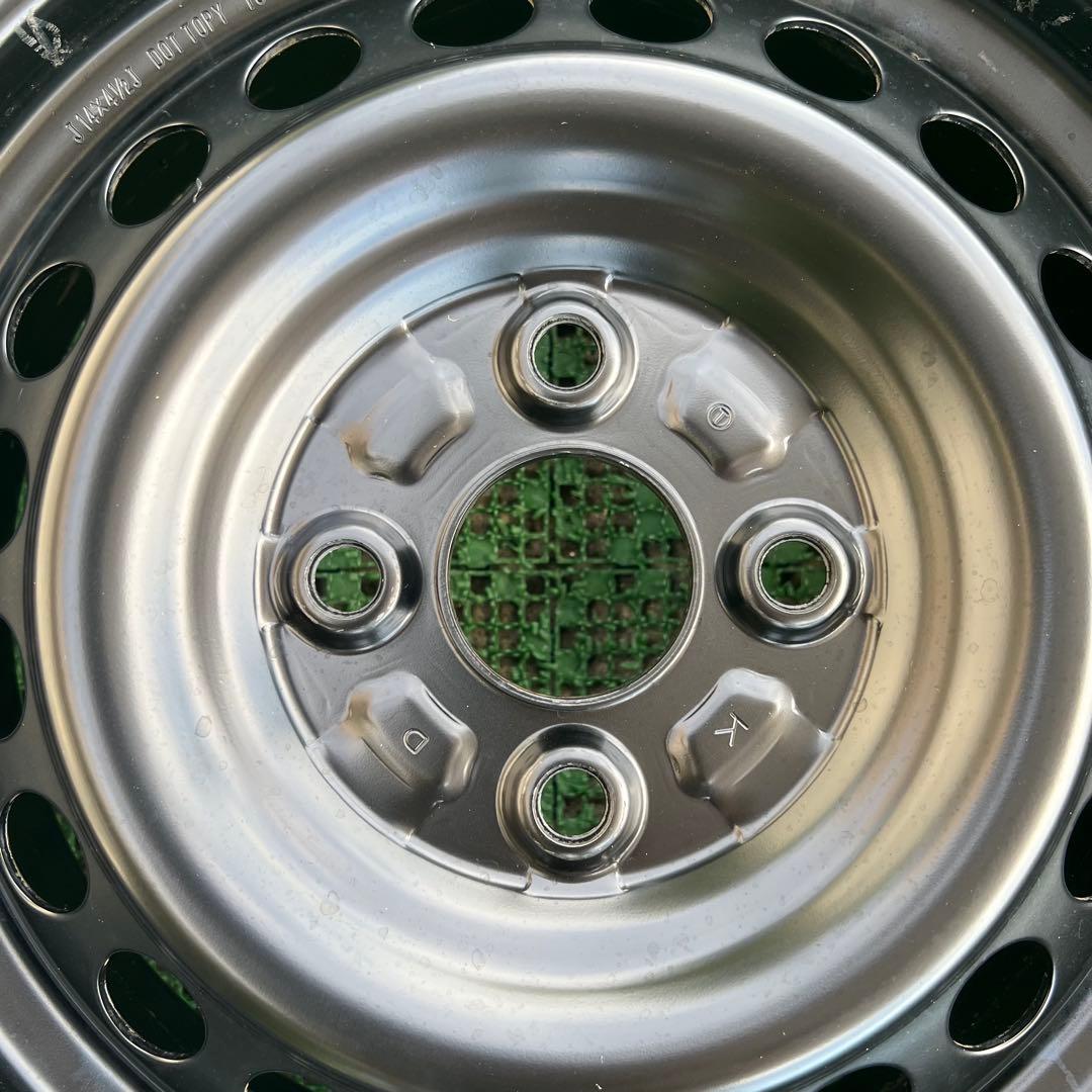 m*i様 ダイハツ 軽自動車用 14インチ スチールホイール 4本