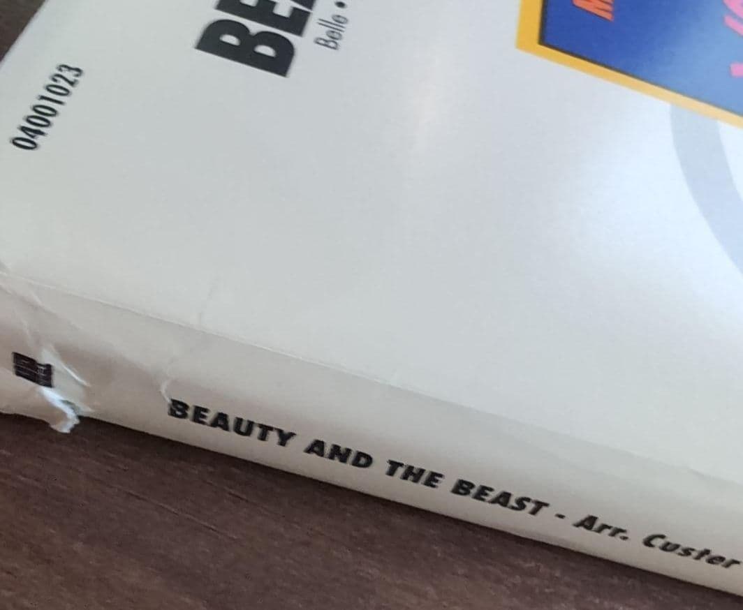 ディズニー　輸入吹奏楽楽譜　BEAUTY AND THE BEAST