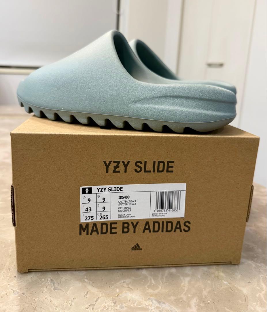 靴 adidas YEEZY SLIDE SALT 27.5cm
