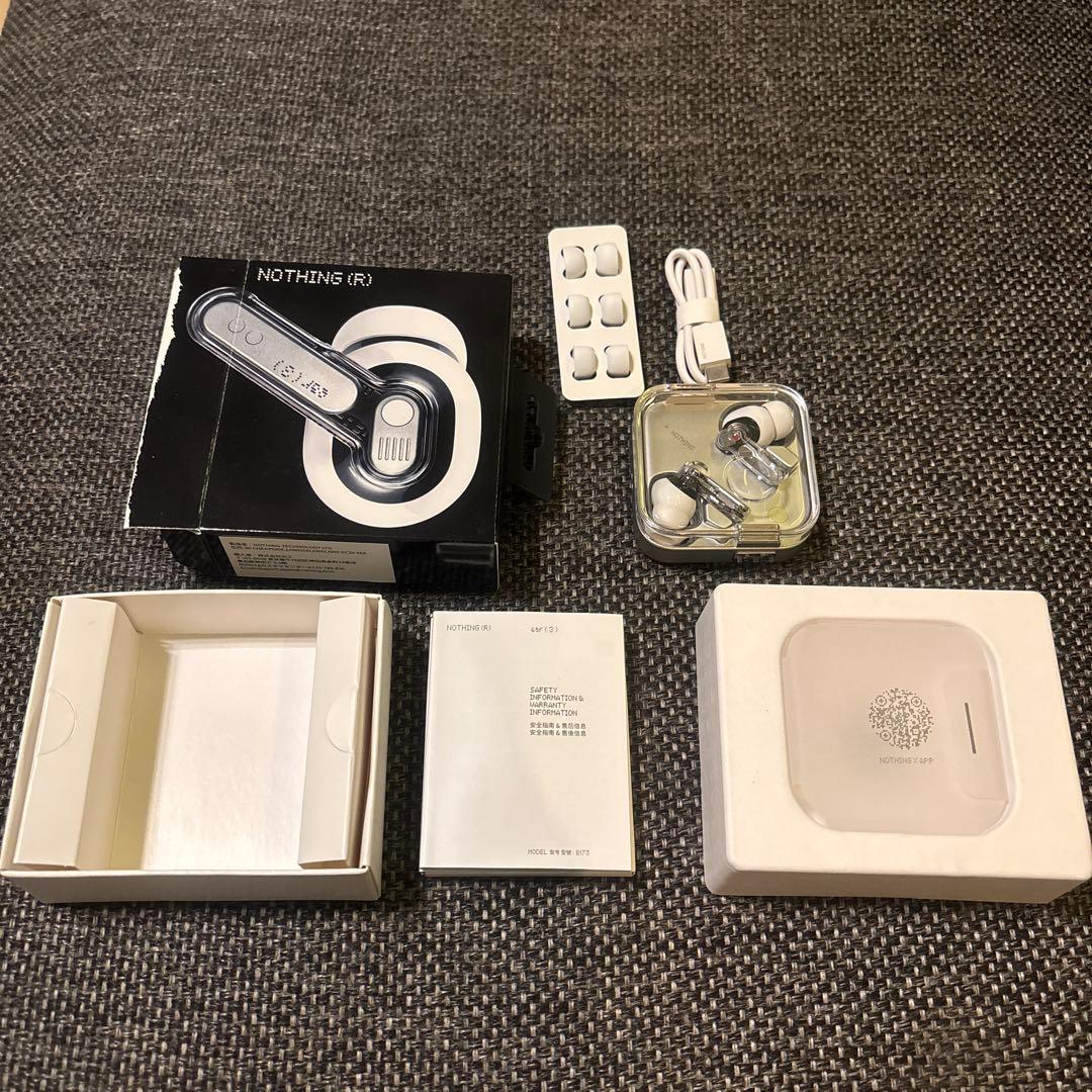 NOTHING ear (3) ホワイト　ワイヤレスイヤホン