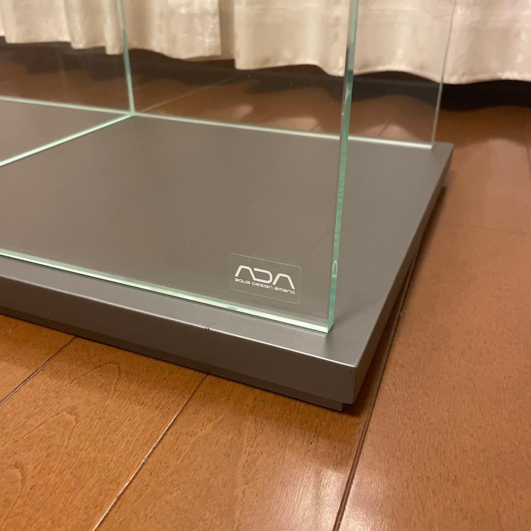 ADA キューブキャビネット・クリア W600×D300用 木製ベース付 水槽台