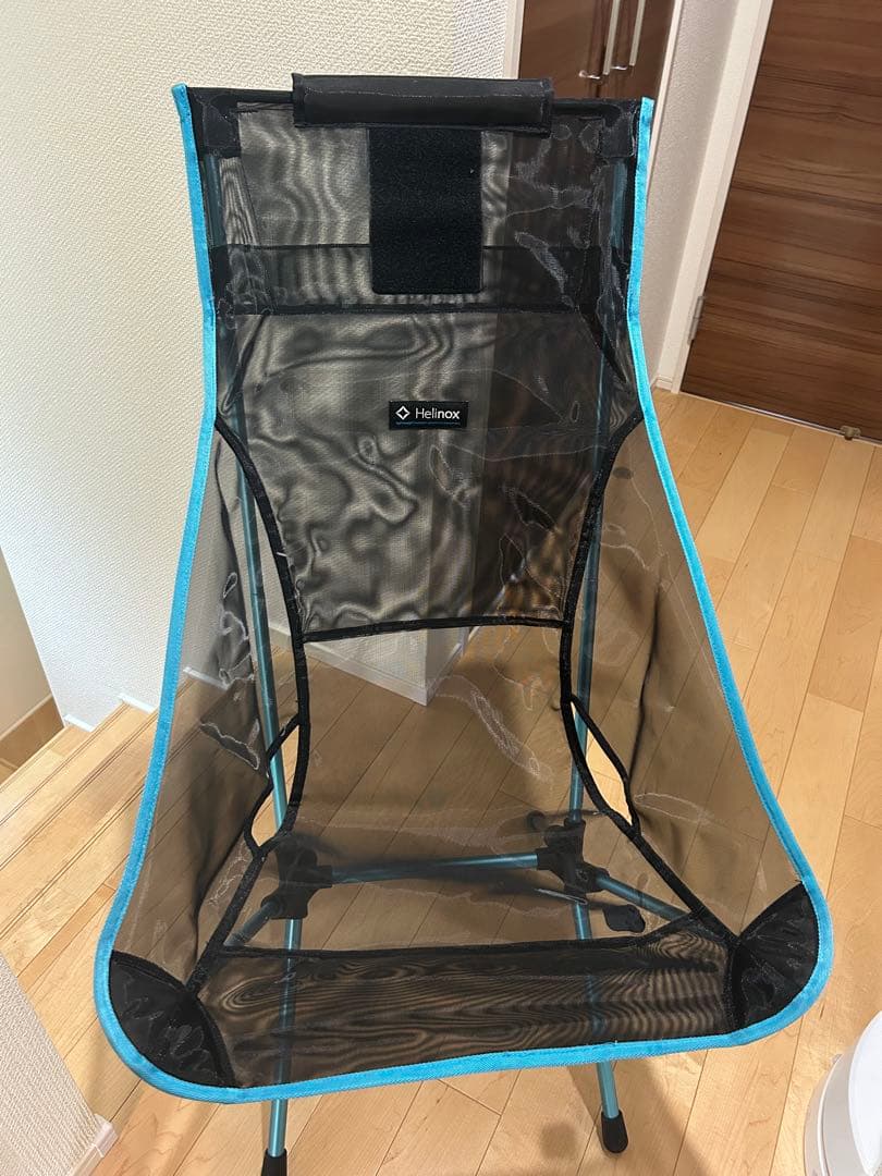 Helinox サンセットチェア メッシュ ブラック/ブルー