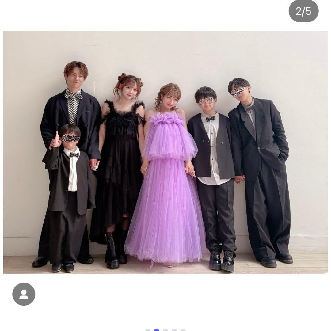 カラードレス チュールドレス ピンク 結婚式 ウェディング