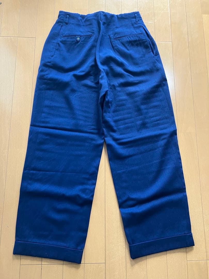 1950s ビンテージ　ギャバジンスラックス　ロカビリー　ネイビー