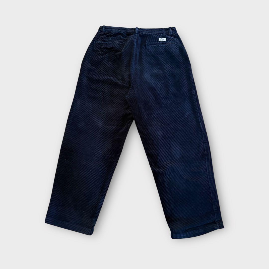 ポロラルフローレンコーデュロイパンツ アンドリュー ツータック ネイビー33
