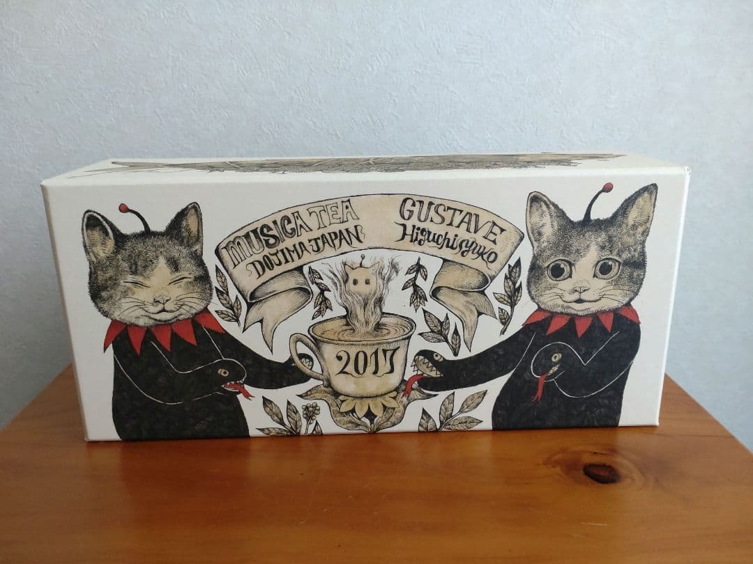 レア★ヒグチユウコ★ムジカティー 紅茶 空缶&箱 2017