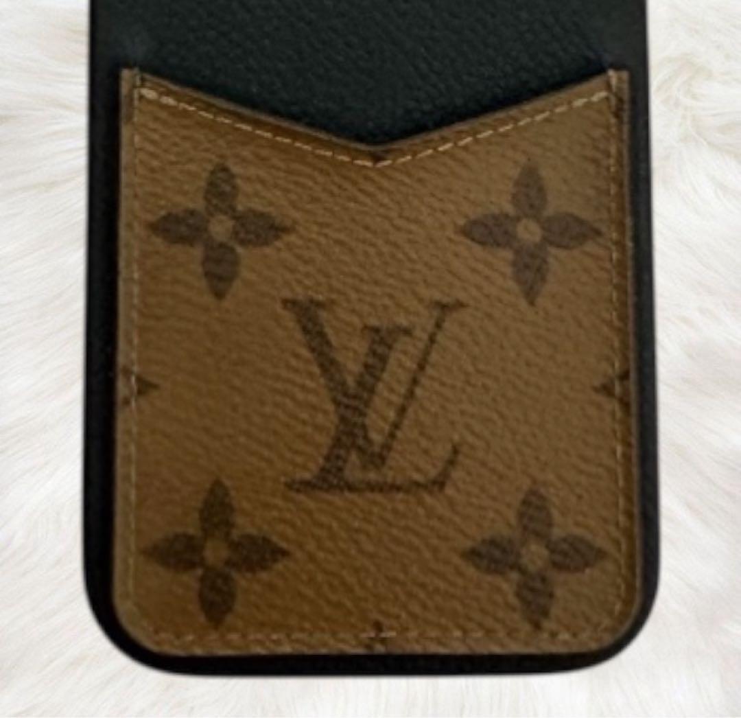 美品 ルイヴィトン iPhone 14pro モノグラム リバース バンパー