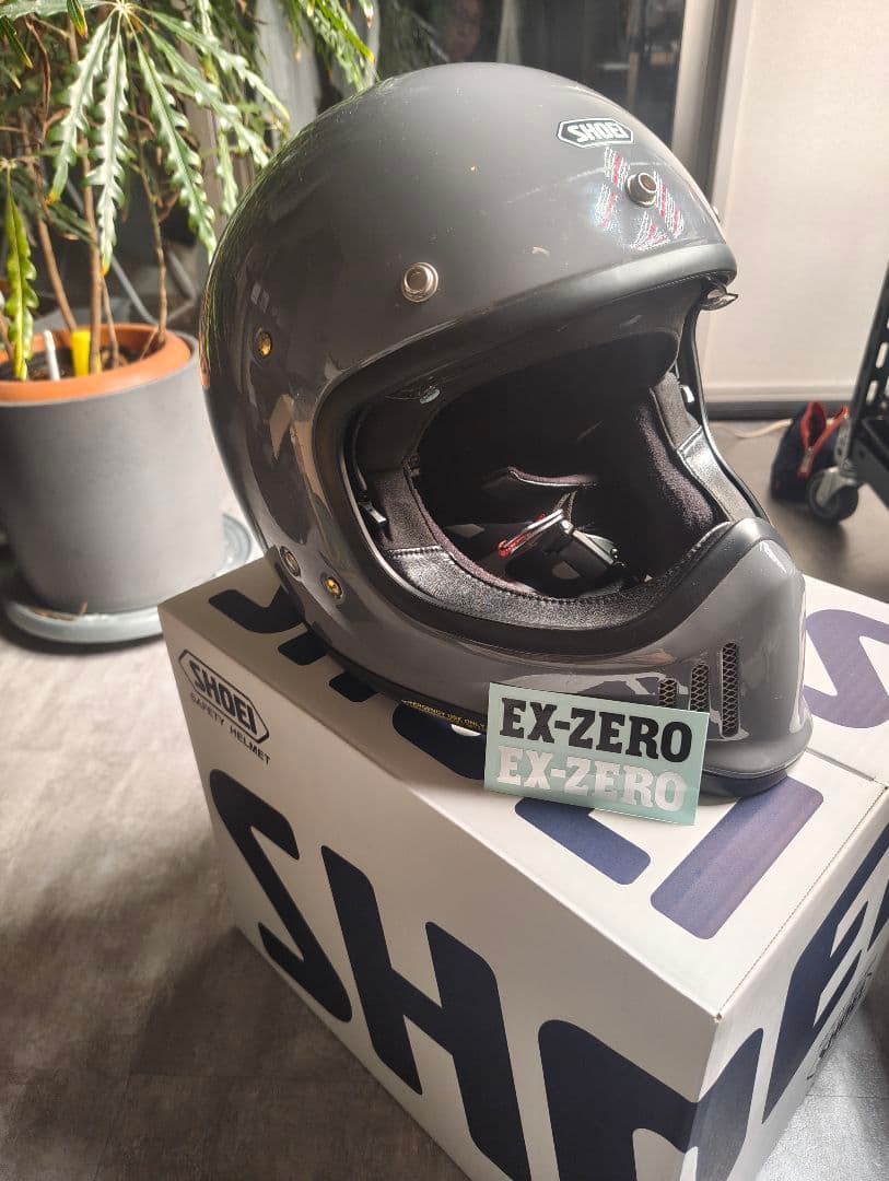SHOEI EX ZERO サイズL あご紐アタッチメント付き