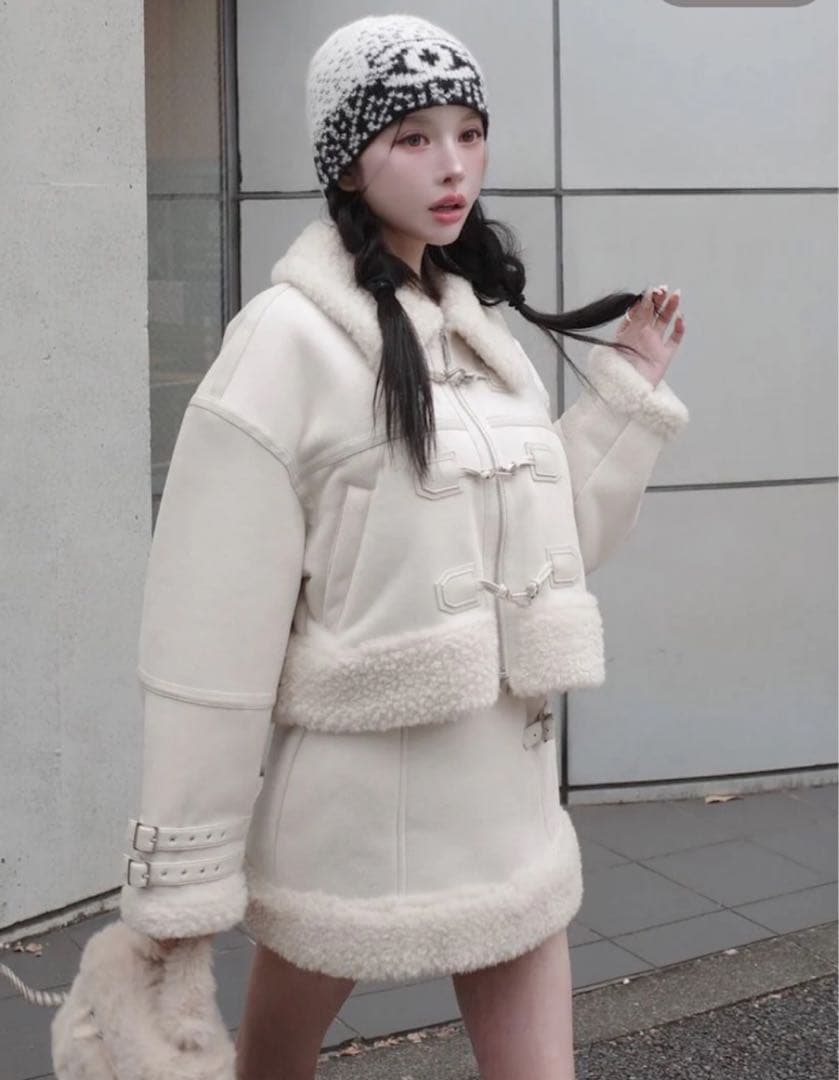 darich☆フェイクムートン スカートのみ新品未使用