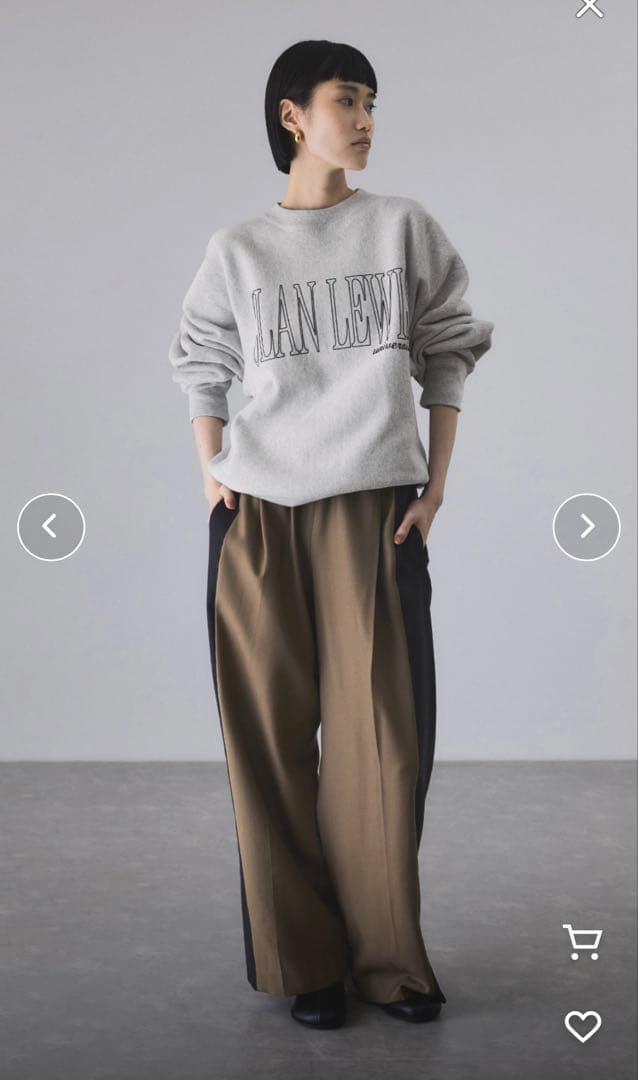 アダムエロペ　別注　チャンピオン　スウェット　　リバースウィーブ