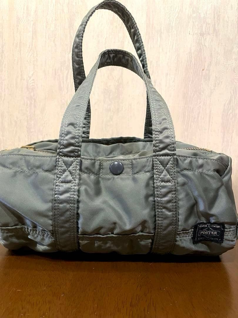 PORTER TANKER ダッフルバッグ S グリーン ミニボストン