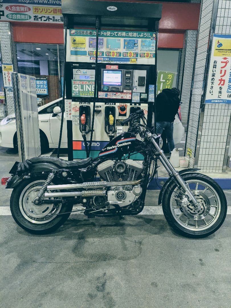 ハーレーダビッドソン　スポーツスター　ショットガンマフラー