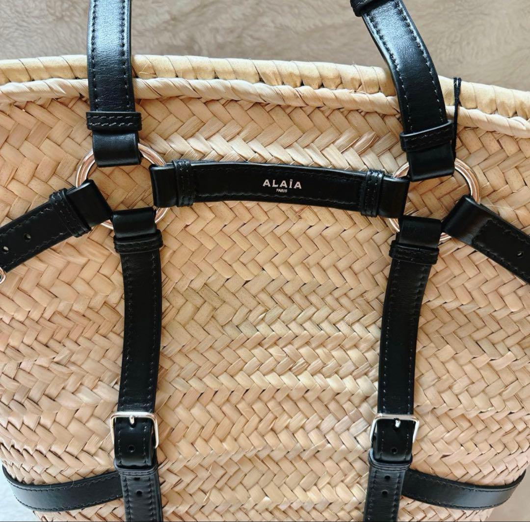 レア　新品未使用 定価15.5万 Alaia かごバッグ アラ イア　タグ付き