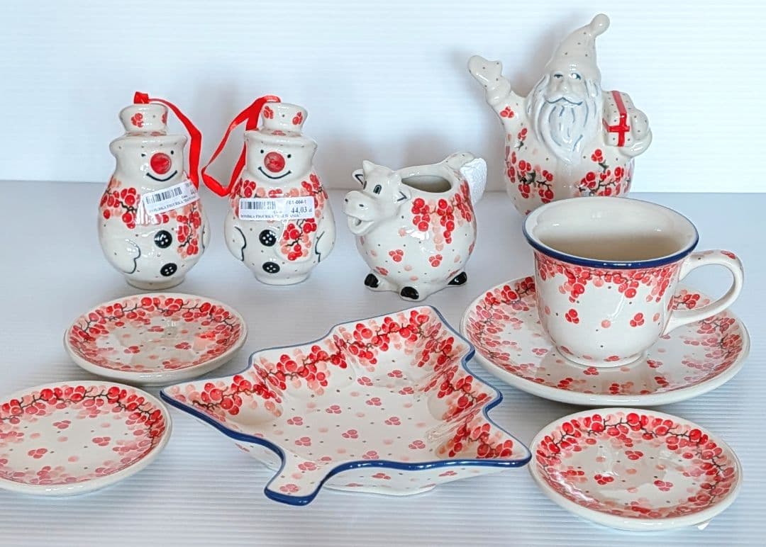 ポーリッシュポタリー 赤い実のセット✩˚。⋆