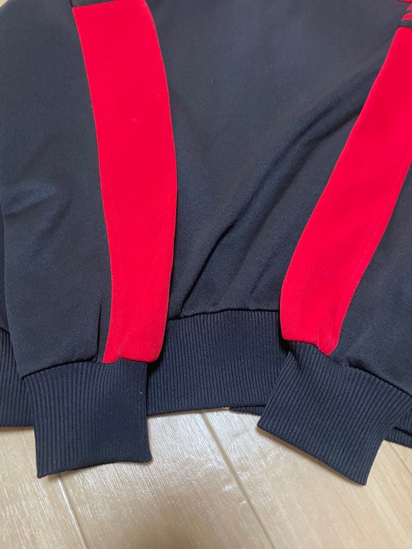 アディダス　adidas トラックジャケット　2号　デサント　西ドイツ　赤黒