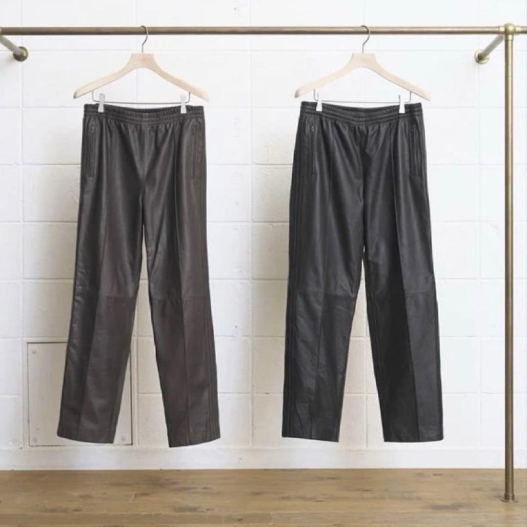 やまち　UNUSED レザートラックパンツ UW0647 サイズ1