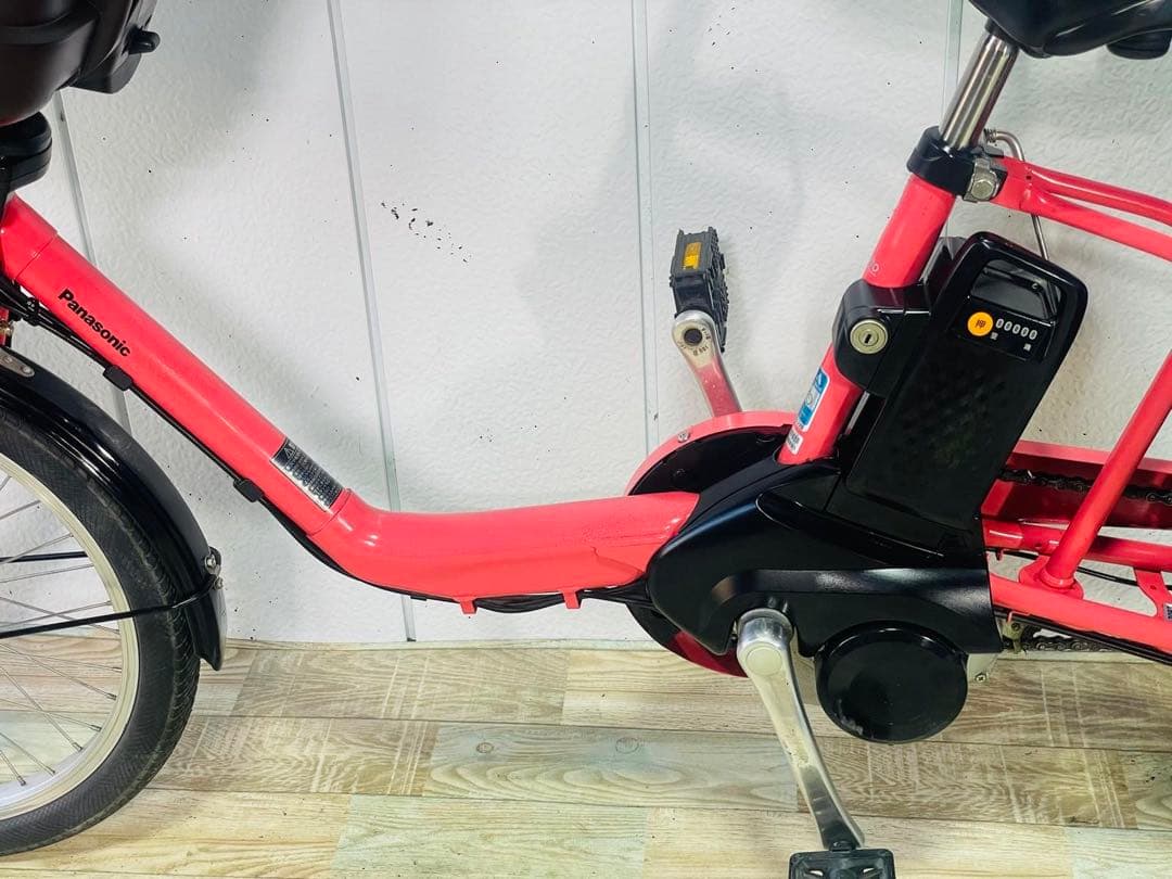 3093パナソニック12アンペア　3人乗り対応子供乗せ　電動アシスト自転車