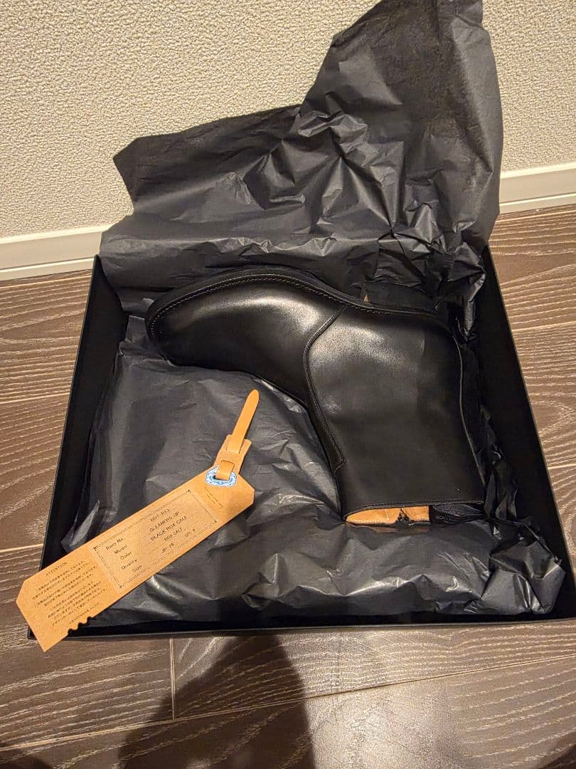 ローリングダブトリオ　GLEANERS ZIP Box Calf　26cm