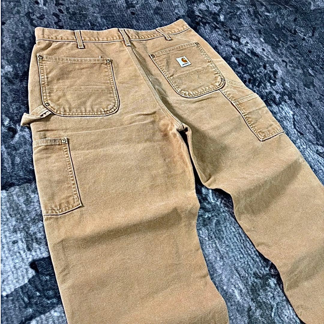 USA製 36×32 Carhartt 金ボタン YKKチャック 人気カラー