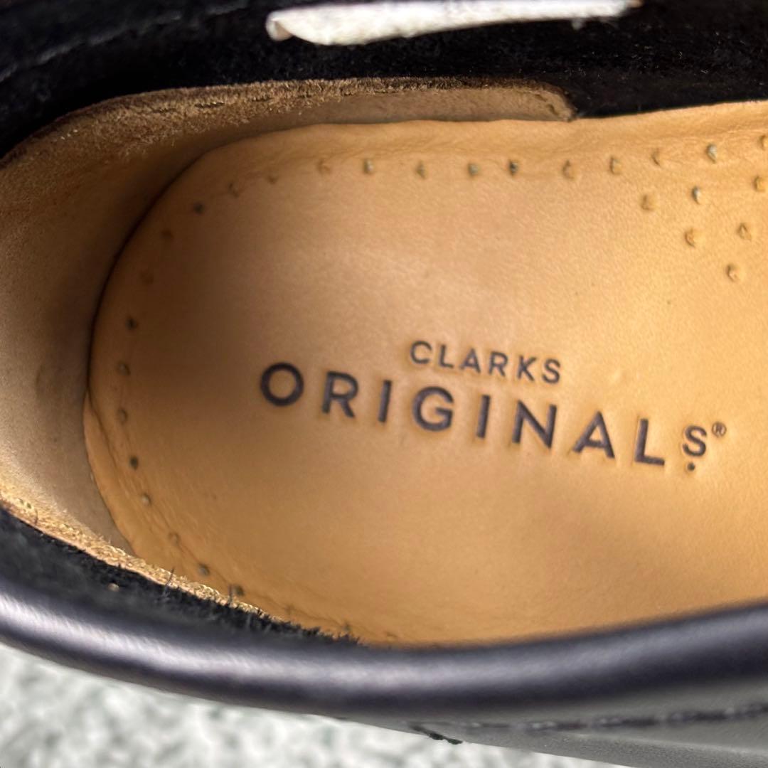 ✨極美品✨クラークス Clarks ワラビー オールレザー【25.5】ブラック