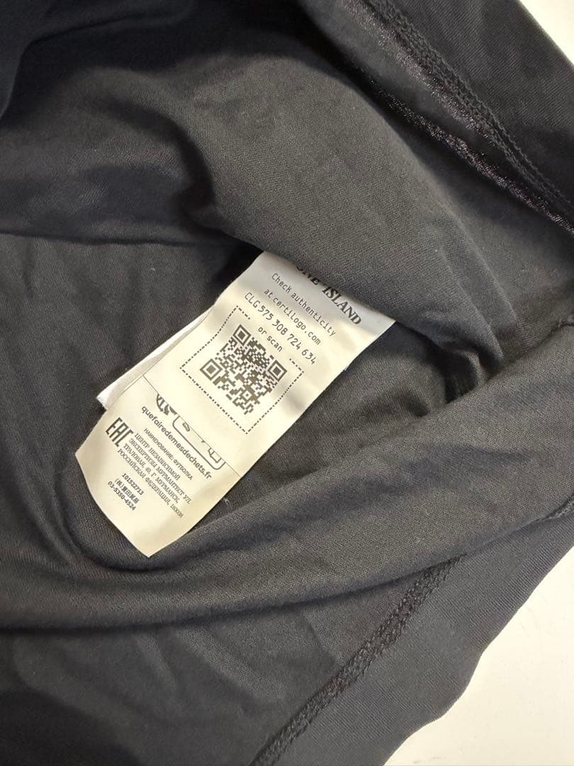 STONE  ブラック　長袖カットソー L ロン T