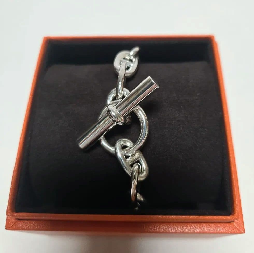 【新品未使用】HERMES MM16コマ シェーヌダンクル ブレスレット