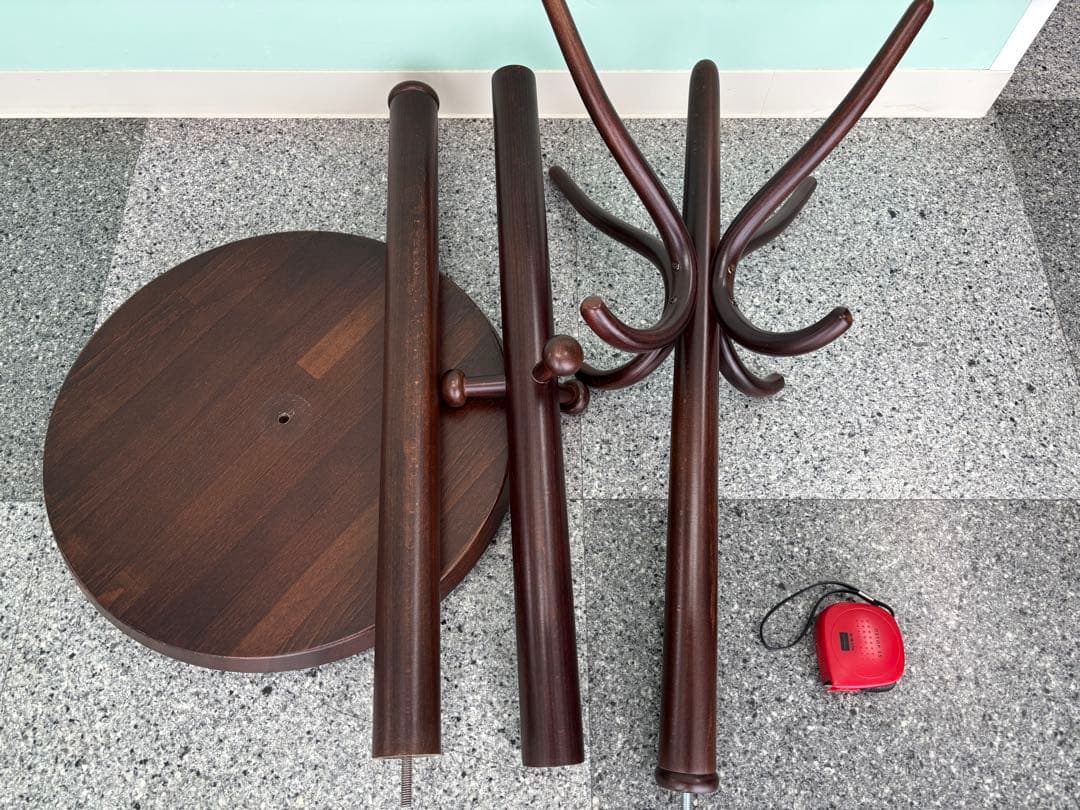 大塚家具 秋田木工 ポールハンガー 組立式 約180cm