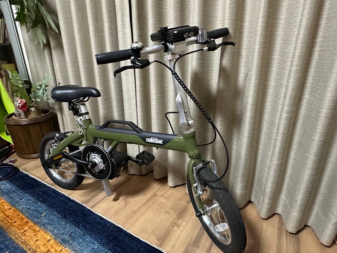 OUTRUNKe アシスト自転車 取扱説明書付ペダルカスタムつき