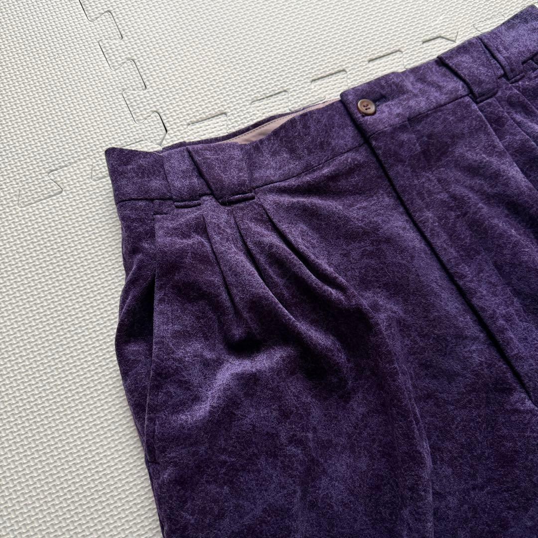 パンツ Made in Japan 1990's wide slacks velours