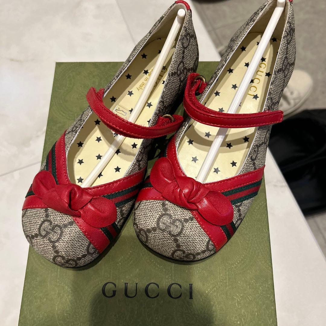 グッチ　GG柄　パンプス