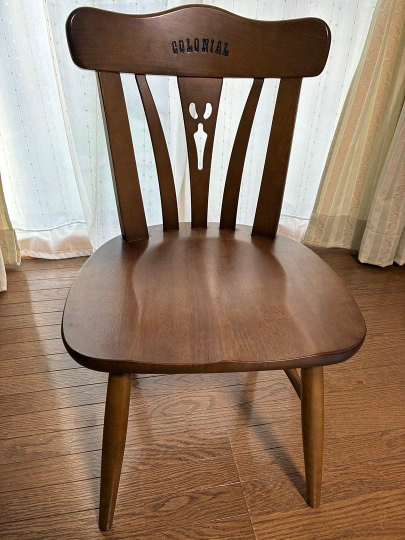 ①カリモク コロニアル ダイニングチェア 肘なし 回転なし　1脚