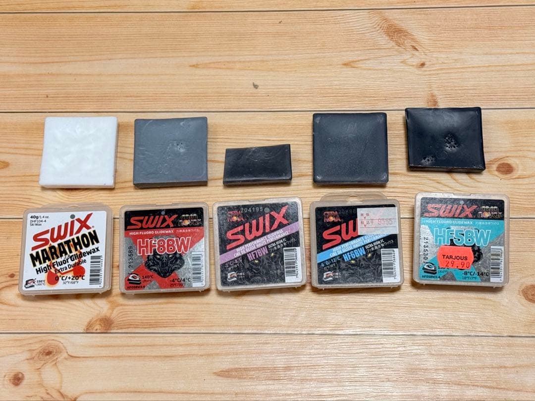 SWIX スキー　スノーボード用ワックスセット　フッ素高配合　ブラックウルフ